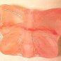 Butterfly 10 Pinkish Red Color Glass Beads