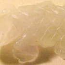 Lizard Carved Pink Rose Quartz Gemstone Bead