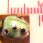 Ladybug 4 Purple Porcelain Beads