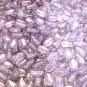 Fish 20 Teeny Tiny Silver Gray Glass Beads