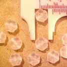 Flower 25 Pink Glass Mini Beads