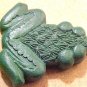 Frog Cinnabar Style Green Bead