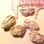 Frog Carved Bone Bead Style #2