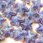 Starfish 5 Light Blue Cloisonne Beads