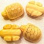 Turtle Carved Enhanced Bone Bead #2