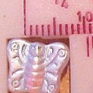 Butterfly 12 Small Irridescent White Beads