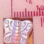 Butterfly 12 Small Irridescent White Beads