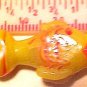 Fish Handmade Yellow Glass Bead