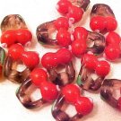 Fruit Cherries 3 Lampworked Glass Beads