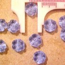 Flower 25 Blue Glass Mini Beads