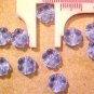 Flower 25 Blue Glass Mini Beads
