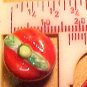 Tomato 8 Porcelain Beads
