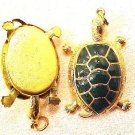 Turtle Pendant Green Wiggle Head Legs