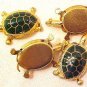 Turtle Pendant Green Wiggle Head Legs