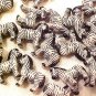 Zebra 4 Pottery Beads
