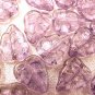 Leaves 25 Purple Grey Silver Glass Beads