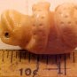 Frog Carved Sitting Bone Bead