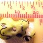 Frog 6 Light Green Porcelain Beads