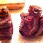 Squirrel 4 Red Pottery Beads
