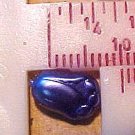 Flower Tulip 15 Electric Blue Glass Beads