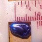 Flower Tulip 15 Electric Blue Glass Beads