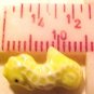 Seahorse 4 Teeney Yellow Ceramic Beads