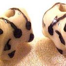 Cow 6 Porcelain Beads