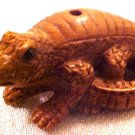 Alligator Carved Ojime Bead
