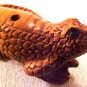 Alligator Carved Ojime Bead