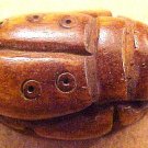 Beetle Scarab Carved Bone Bead