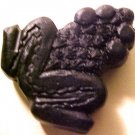Frog Black Cinnabar Style Bead