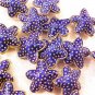 Starfish 5 Blue Cloisonne Beads