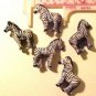 Zebra 3 Clay Beads