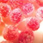 Sugar Coated 6 Red Glass Beads