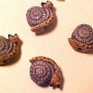 Snail Teeney 4 Clay Beads