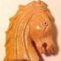 Horse Head Bone Carved Bead