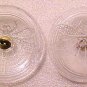 Dragonfly Clear on Clear Transparent Glass Button