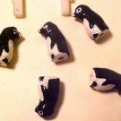 Penguin Teeney 4 Clay Beads