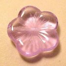Flower Open 25 Pink 5 Petal Beads