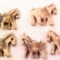 Goat 2 Carved Bone Beads