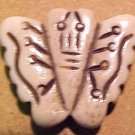 Butterfly Carved Small Bone Bead