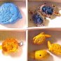 Turtle 4 Cinnabar Mustard Style Bead
