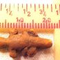 Lizard Gecko Brown 4 Small Clay Beads