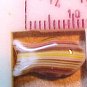 Fish Cracker Style 12 Brown Striped Beads
