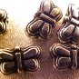 Butterfly 25 Silver Metallized Plastic Spacer Beads