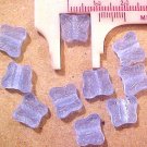 Butterfly 12 Small Periwinkle Blue Glass Bead
