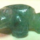 Frog Carved Green Adventurine Gemstone Bead