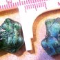 Frog 8 Malachite Glass Beads