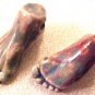 Feet 4 Raku Porcelain Beads