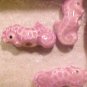 Seahorse 4 Teeney Lavender Ceramic Beads